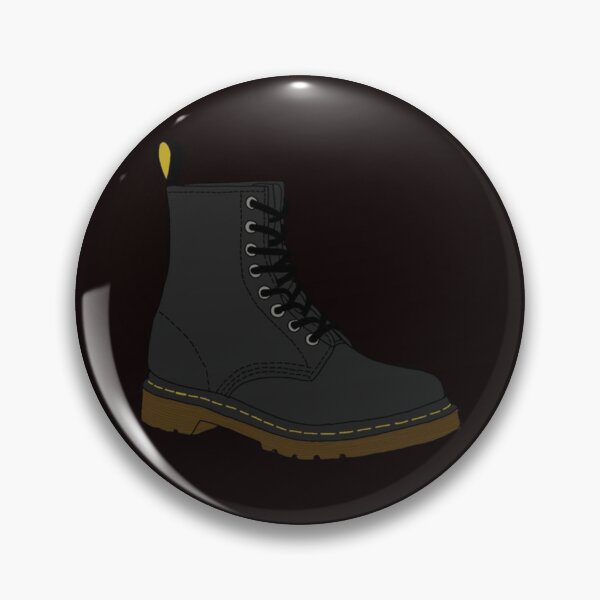 Item preview, Black Dr. Marten boot designed and sold by RootinTootinTee.