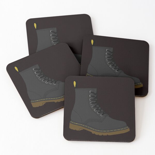 Item preview, Black Dr. Marten boot designed and sold by RootinTootinTee.