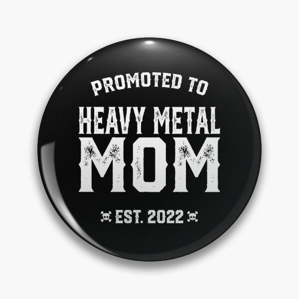 Item preview, Promoted To Heavy Metal Mom 2022 designed and sold by playloud.