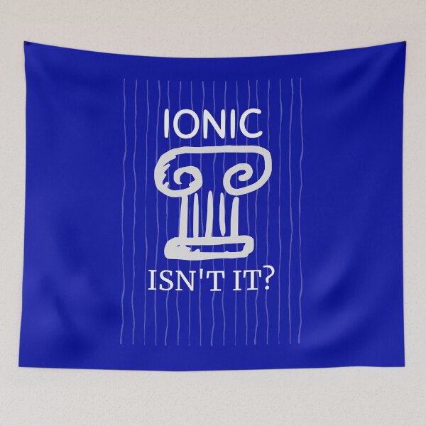 Item preview, Ionic Funny Ancient Greece Architecture funny meme design designed and sold by ClassicalGreece.