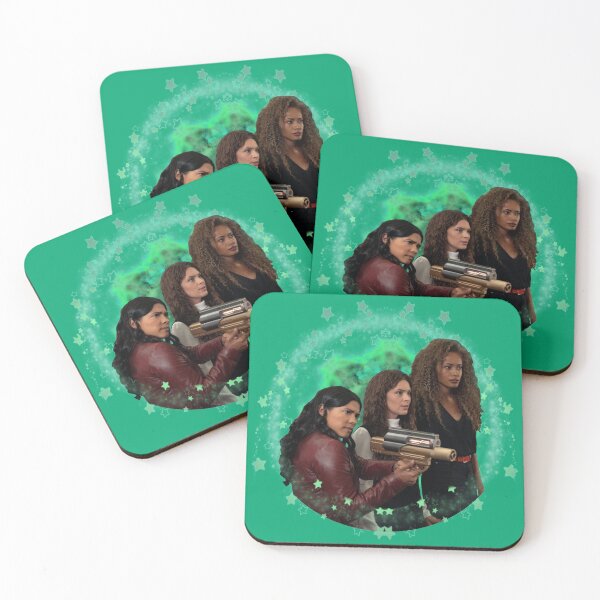 Item preview, Astra Spooner & Gideon green background designed and sold by dutchchu.