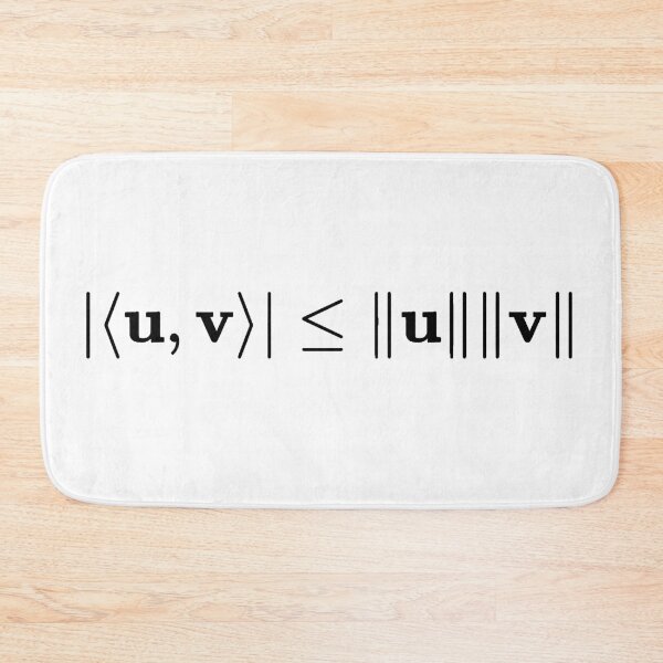 Item preview, Cauchy-Schwarz inequality, math fundamentals designed and sold by NoetherSym.