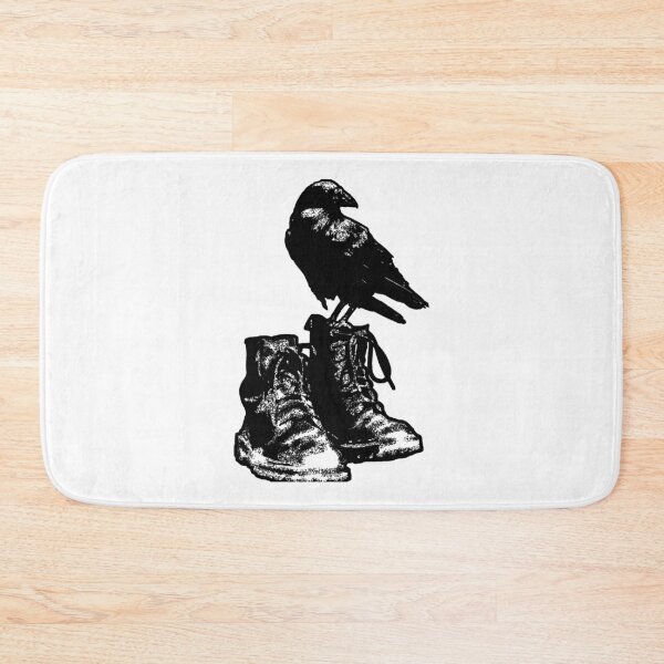 Item preview, combat boots crow   designed and sold by RootinTootinTee.