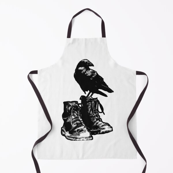 Item preview, combat boots crow designed and sold by RootinTootinTee.