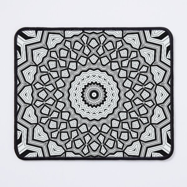 Item preview, Black and white decorative circular shape designed and sold by storefunnypets.