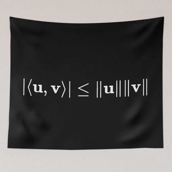 Item preview, Cauchy-Schwarz inequality dark version designed and sold by NoetherSym.