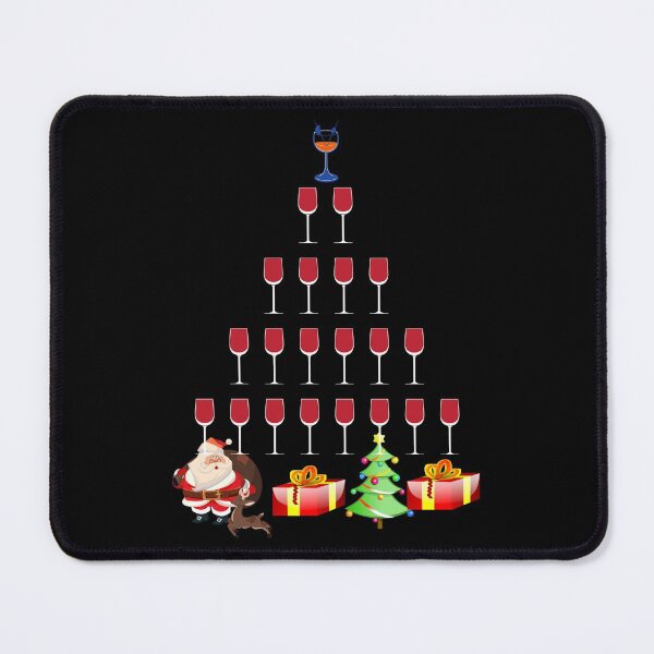 Item preview, Funny Wine Drinking Glasses Christmas Tree | Wine Alcohol Lover designed and sold by Apoorv Choudhary.