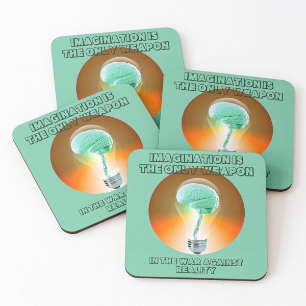 Item preview, IMAGINATION IS THE ONLY WEAPON IN THE WAR AGAINST REALITY designed and sold by LaBelleMaison.