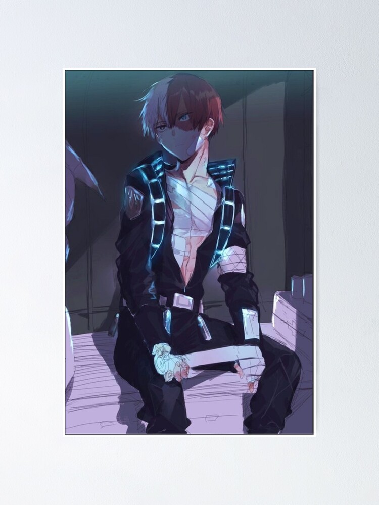 Shoto Todoroki My Hero Academia Poster Poster For Sale By Hugoschael Redbubble 5840