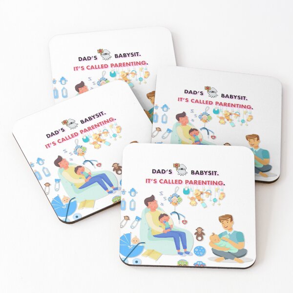 Item preview, Dad's Don't Babysit.  It's called PARENTING. designed and sold by Marwad Haveli.