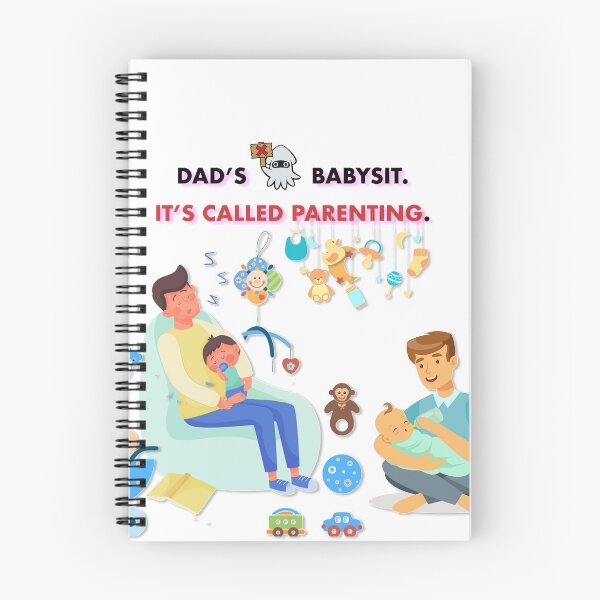 Item preview, Dad's Don't Babysit.  It's called PARENTING. designed and sold by Marwad Haveli.