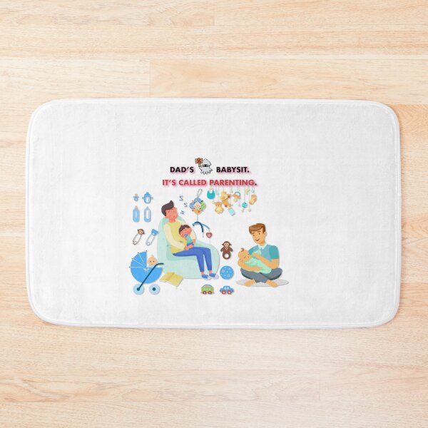 Item preview, Dad's Don't Babysit.  It's called PARENTING. designed and sold by Marwad Haveli.
