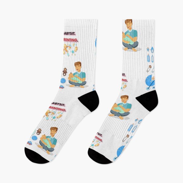Item preview, Dad's Don't Babysit.  It's called PARENTING. designed and sold by Marwad Haveli.