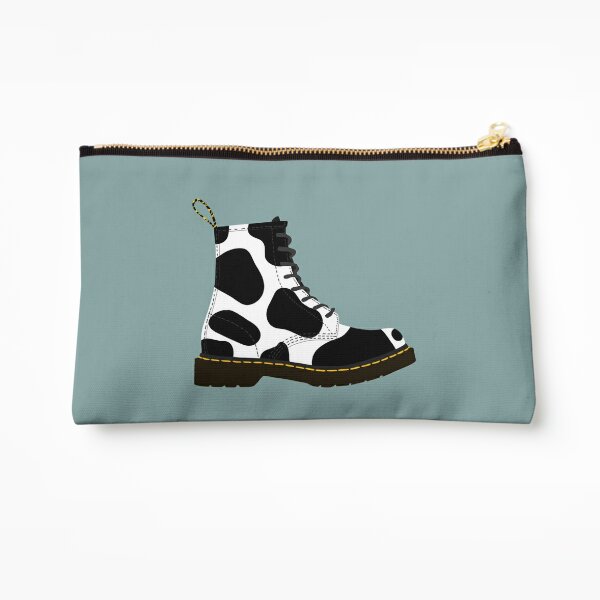 Doc Martens - Cow Print  Zipper Pouch for Sale by RootinTootinTee