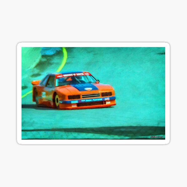 Early 1980s Mercury Capri SCCA Trans-Am racer Sticker