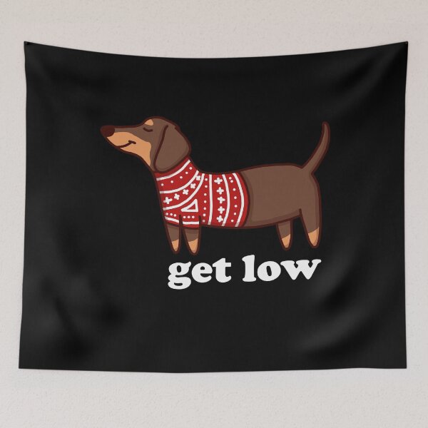 Item preview, Funny Christmas Dachshund designed and sold by Luan Huynh.