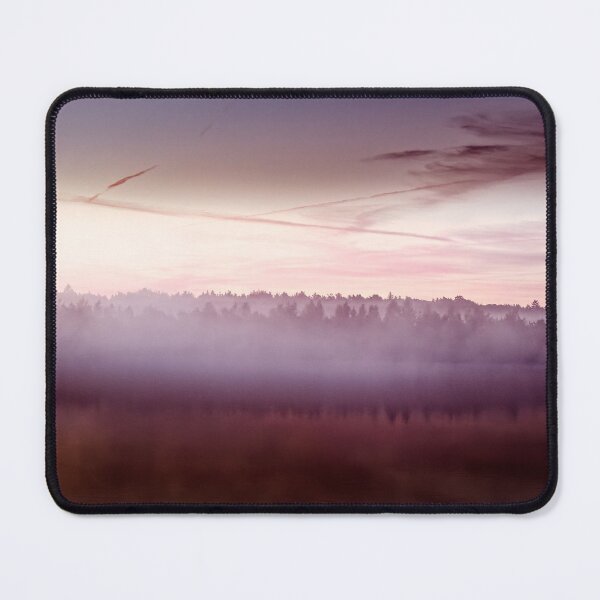 Item preview, picturesque sunrise over forest and lake designed and sold by cglightNingART.
