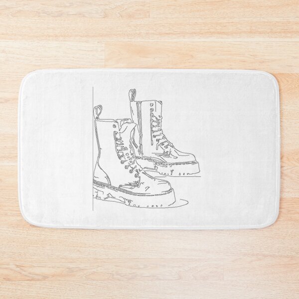 Item preview, doc martens line drawing   designed and sold by RootinTootinTee.