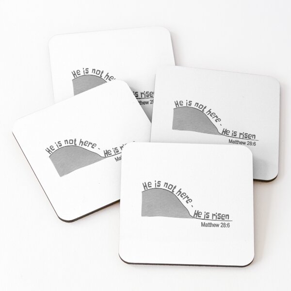 Item preview, Christian Design - He is Not Here, He is risen - Matthew 28 verse 6 designed and sold by simplydesignart.