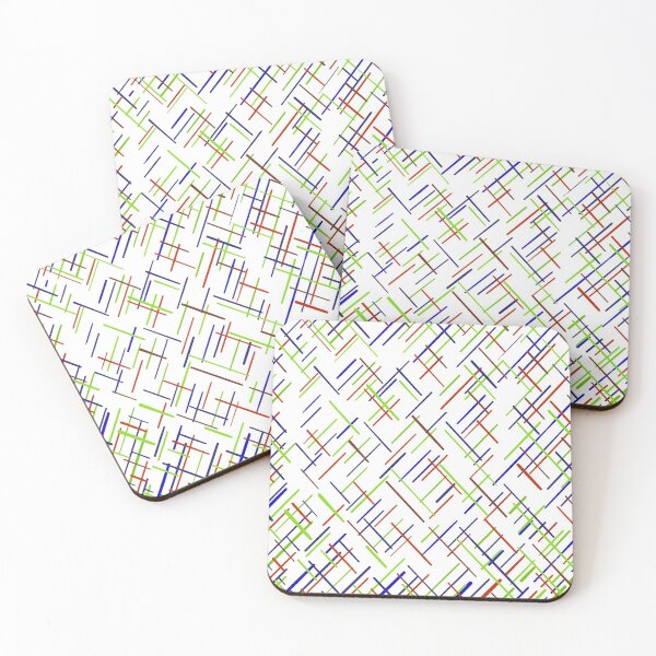 Item preview, Fun and Colorful Abstract Line Design Pattern designed and sold by hintprint.