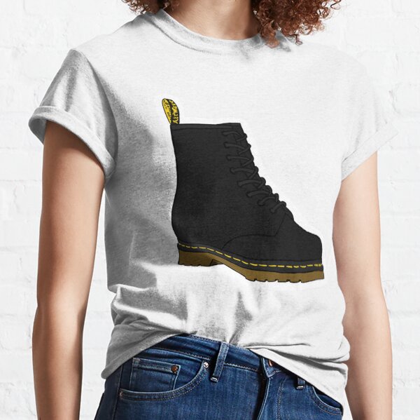 Item preview, Dr. Marten- Black   designed and sold by RootinTootinTee.