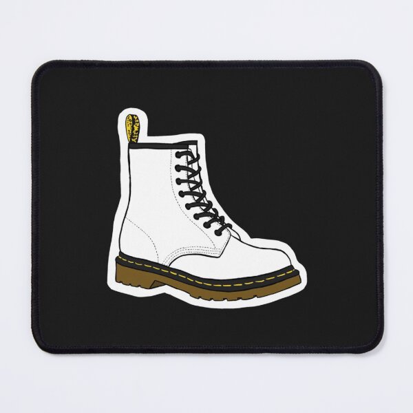 Item preview, Dr. Marten- White   designed and sold by RootinTootinTee.
