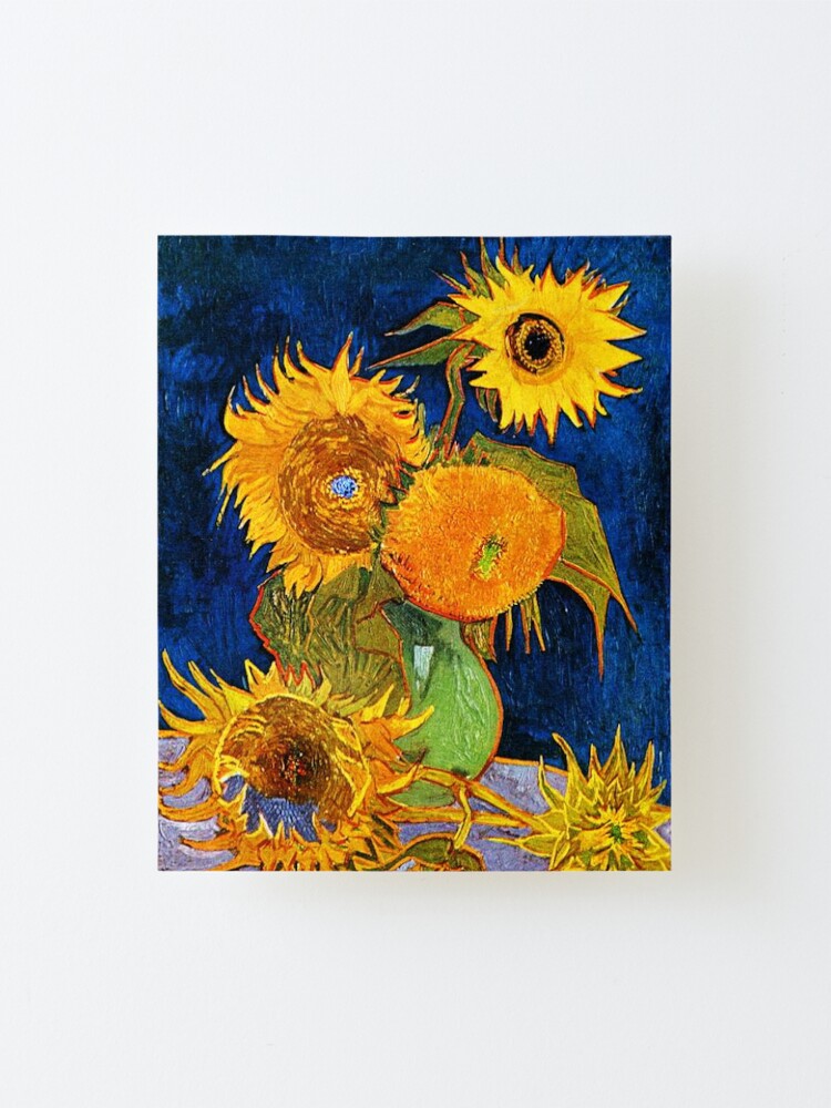 "Vincent van Gogh's Still Life "Vase with Five Sunflowers"" Mounted
