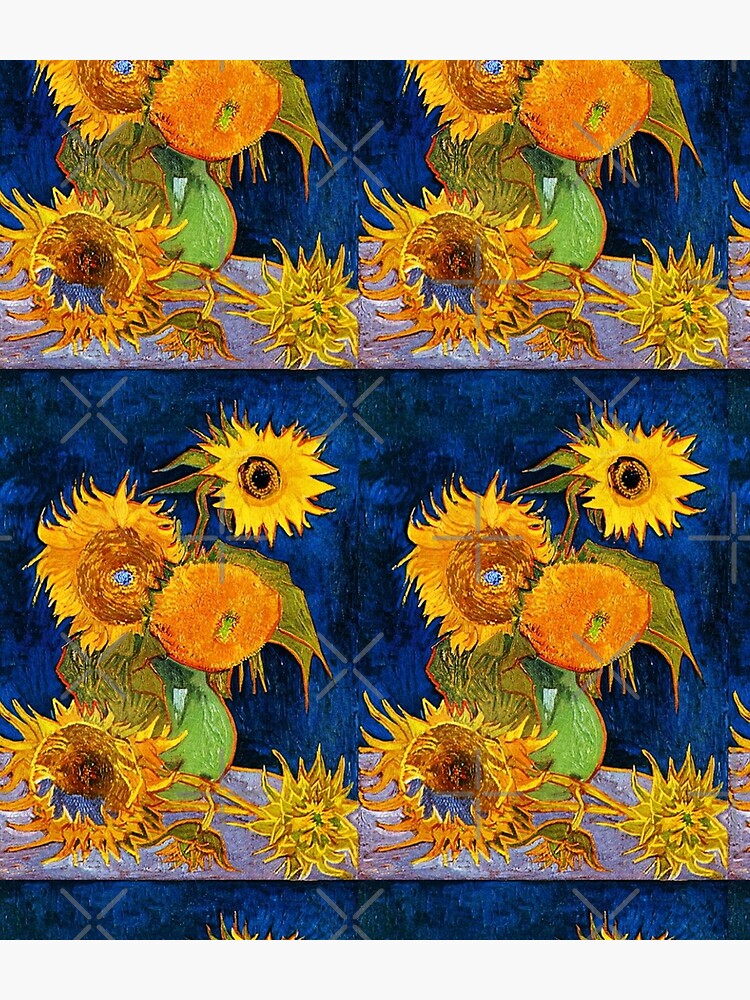 Sunflower Backpack Vincent Van Gogh Yellow Sunflowers 