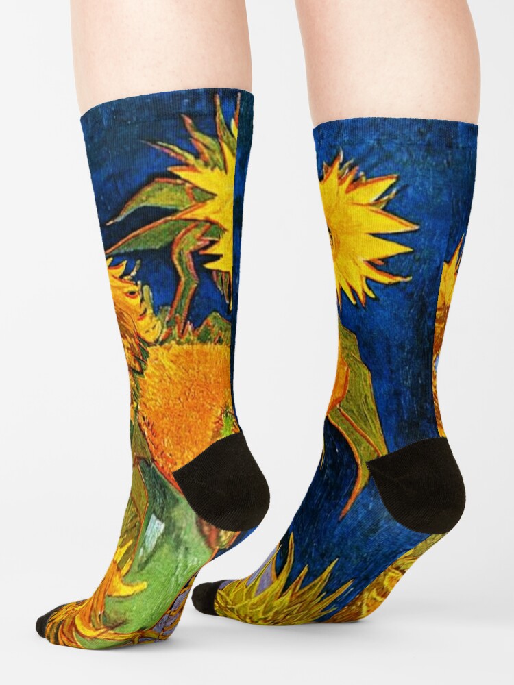 Artwork socks: Vincent van Gogh's Still Life flower piece