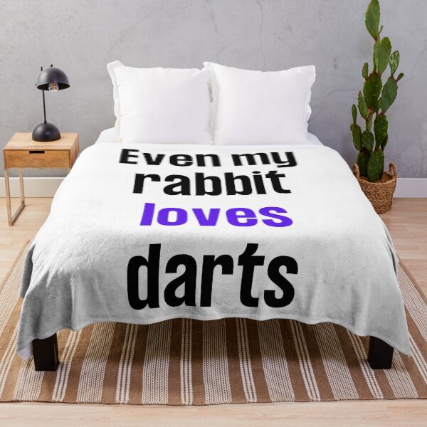Item preview, Even my rabbit loves darts designed and sold by TheGreenGoat.