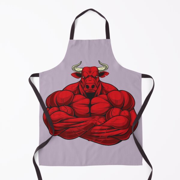 Item preview, Big Red Fitness Bull designed and sold by BerryCats.