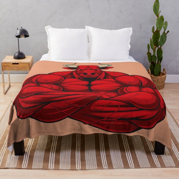 Item preview, Big Red Fitness Bull designed and sold by BerryCats.