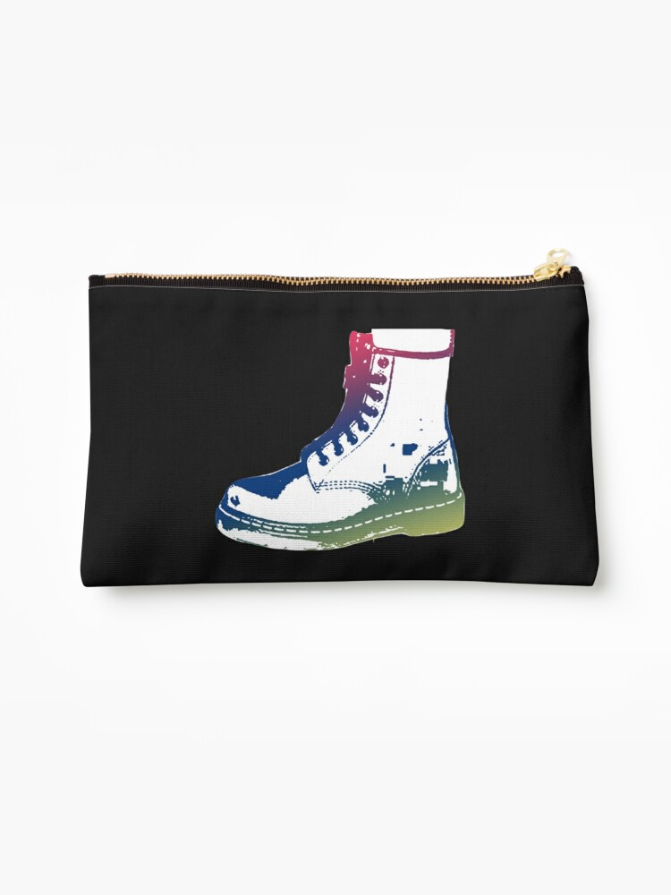 Doc Martens - Cow Print  Zipper Pouch for Sale by RootinTootinTee