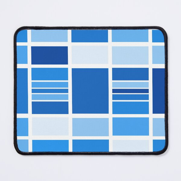 Item preview, Repeating rectangles pattern in shades of blue designed and sold by PaulArden.