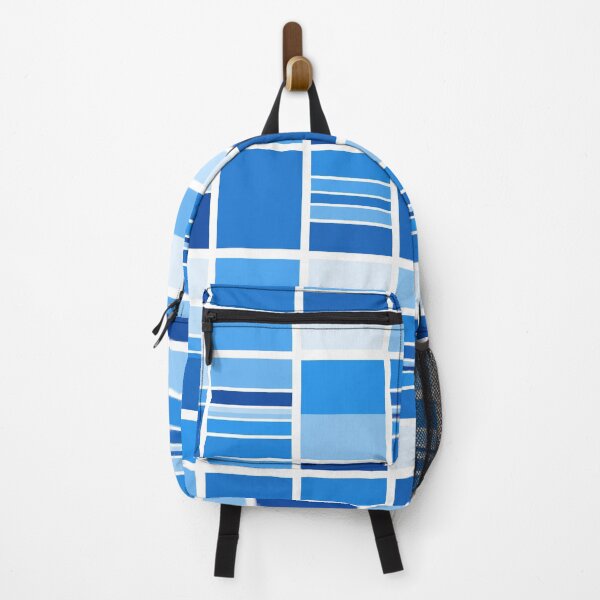 Item preview, Repeating rectangles pattern in shades of blue designed and sold by PaulArden.