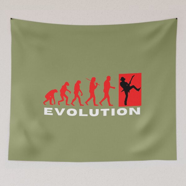 Item preview, Evolution of Man Guitar Rock Star - From Ape to Awesomeness designed and sold by LJ4EVER.