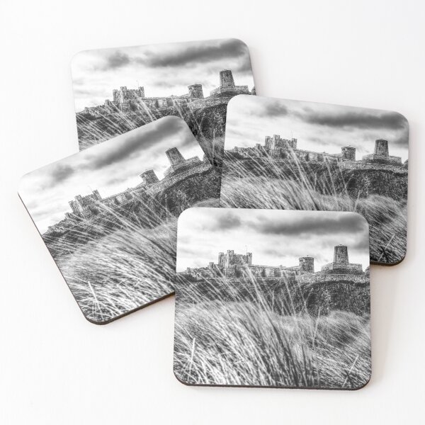 Item preview, Bamburgh Castle, Northumberland, UK Black And White designed and sold by Paul Thompson Photography.
