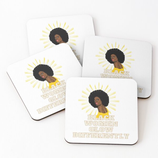 Item preview, BLACK WOMEN GLOW DIFFERENTLY designed and sold by LaBelleMaison.