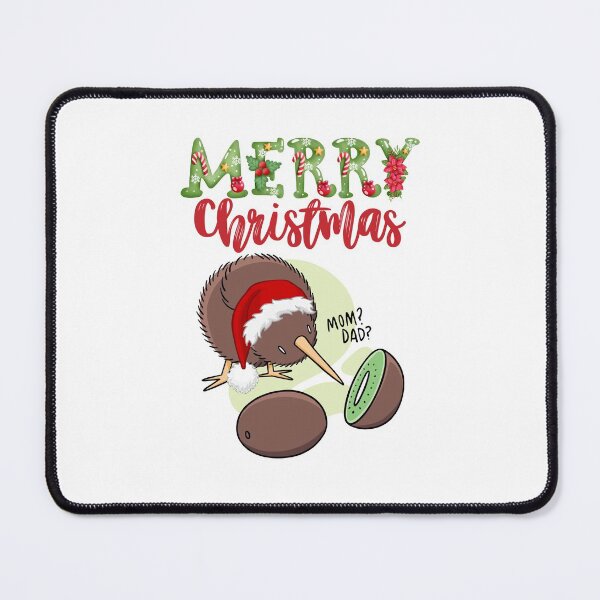 Artikelvorschau, Frohe Weihnachten Neuseeland-Kiwivogel und -kiwifrucht - Lustig | Witziges Weihnachtskiwi-Design entworfen und verkauft von HROC.
