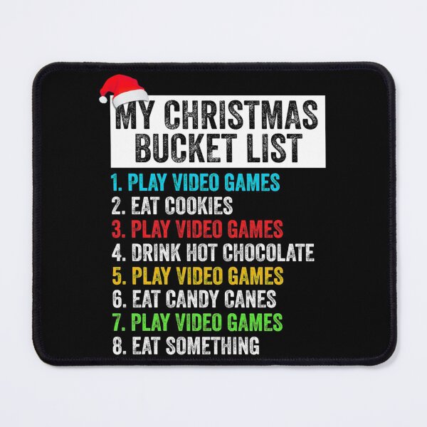 Item preview, Xmas Bucket List Santa Hat Funny Video Gamer Boys Christmas designed and sold by kopleadias.