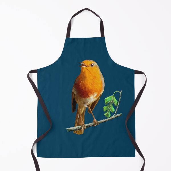 Item preview, EUROPEAN ROBIN PAINTING - EUROPEAN GARDEN BIRDS, designed and sold by Danicus666.