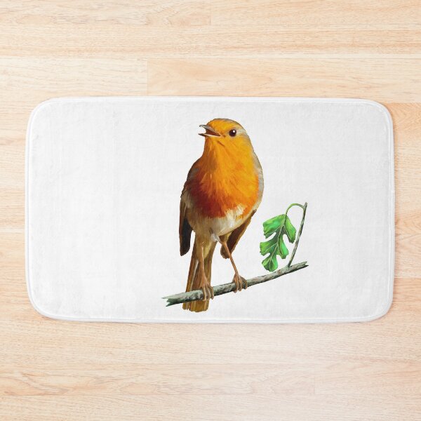 Item preview, EUROPEAN ROBIN PAINTING - EUROPEAN GARDEN BIRDS, designed and sold by Danicus666.