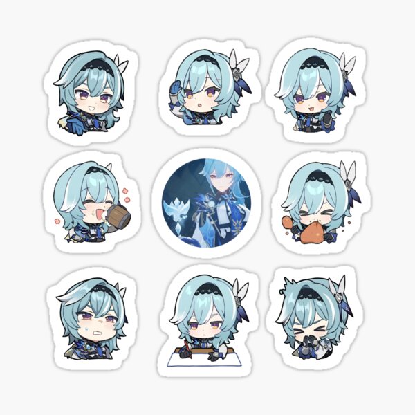 Item preview, Genshin Impact Eula Chibi designed and sold by NerdCult.