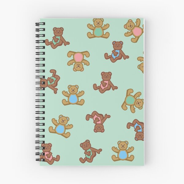 Item preview, Pastel Teddy Bears on Mint designed and sold by PegasusDesigns.