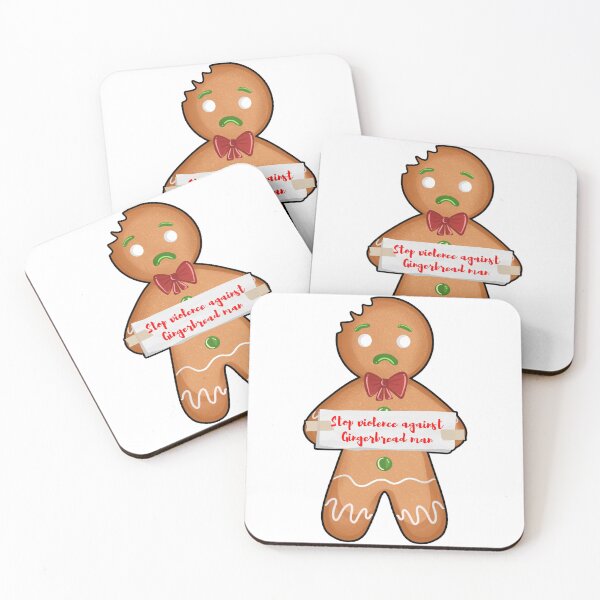 Item preview, Stop violence against Gingerbread Man designed and sold by andrei49387.