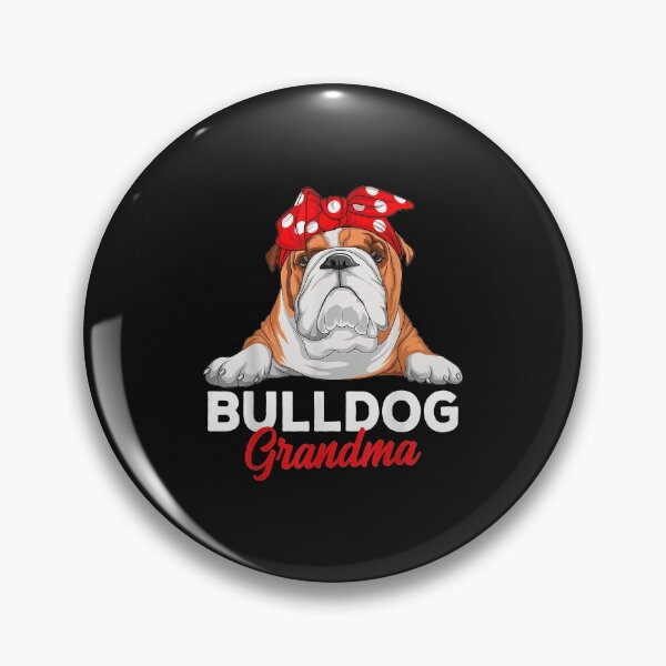 Artikelvorschau, English Bulldog Grandma Dog Owner Funny Women entworfen und verkauft von Melle123234.