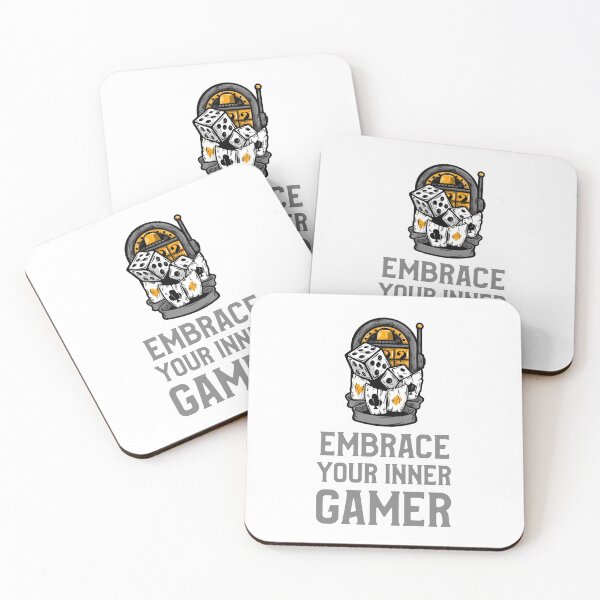Item preview, Embrace your Inner gamer card dice slot designed and sold by Salkian.