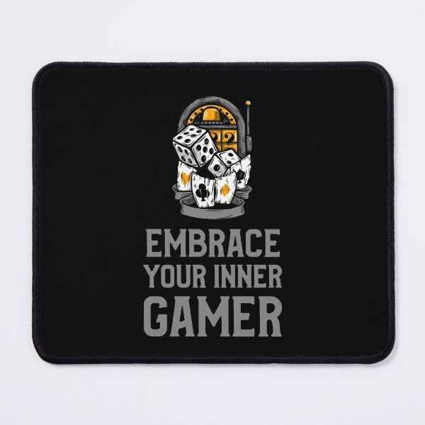 Item preview, Embrace your Inner gamer card dice slot designed and sold by Salkian.