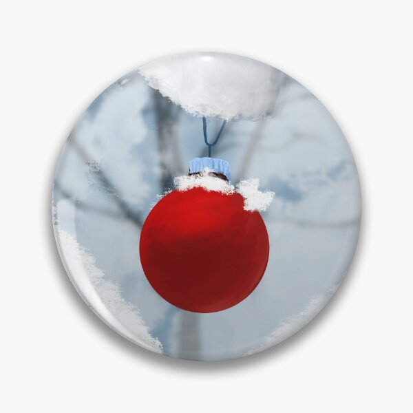 Item preview, Christmas Red Ornament designed and sold by comicbrunch.