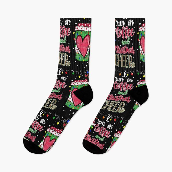 Item preview, I Run On Coffee and Christmas Cheer, Christmas cheer running on caffeine designed and sold by taby2you.